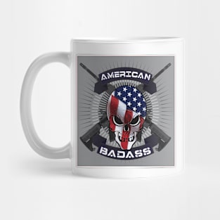 American Badass - Patriotic Graphic Mug